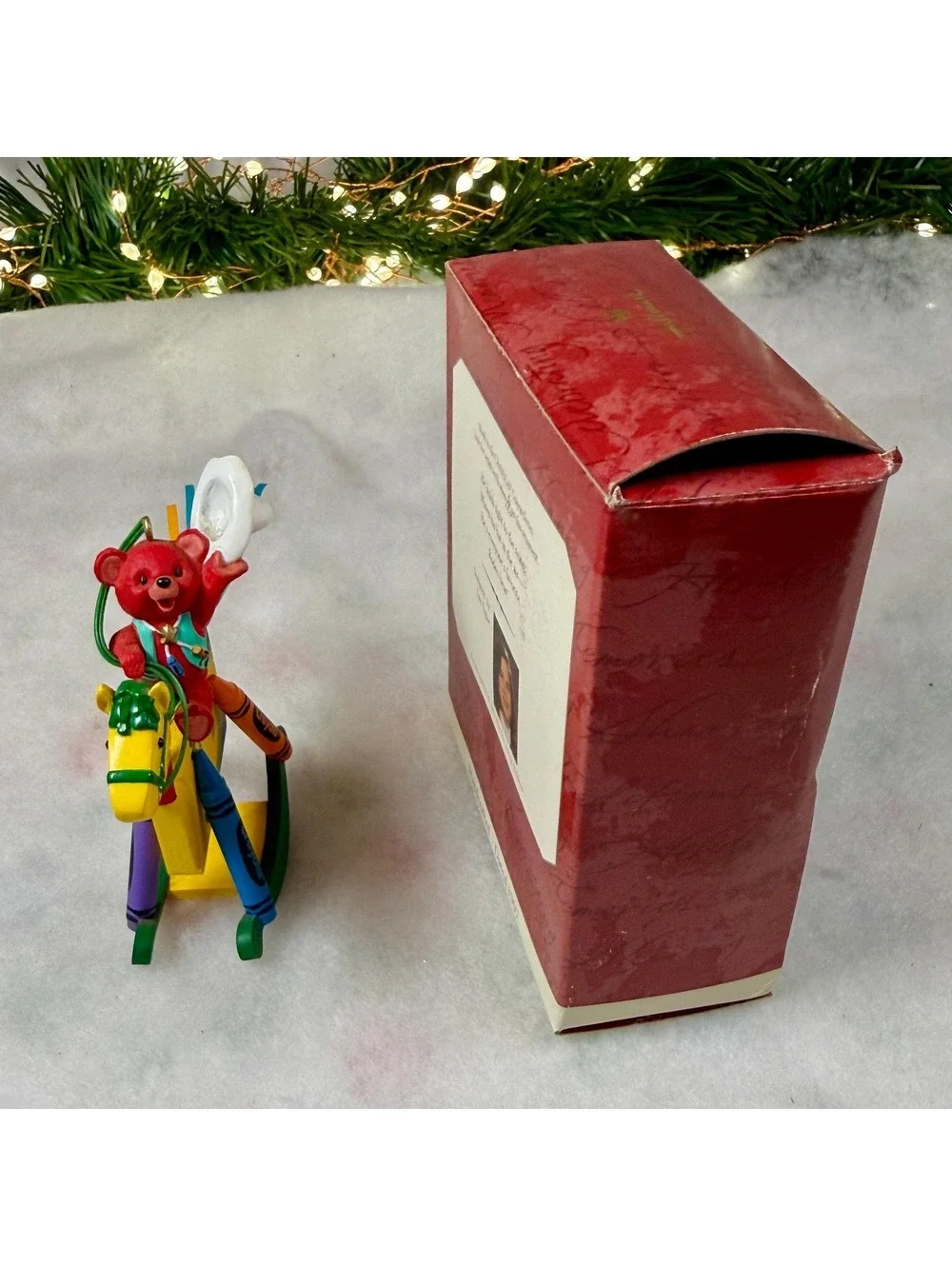 Bright Rocking Colors - Crayola Crayon Rocking Horse - Hallmark Ornament 1997